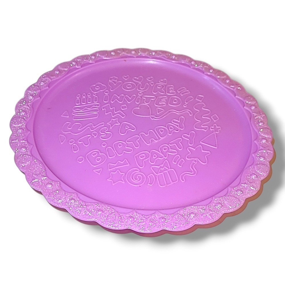 Vintage 1994 Tyco Sparkle Party Birthday Cake Stand Replacement Pink
